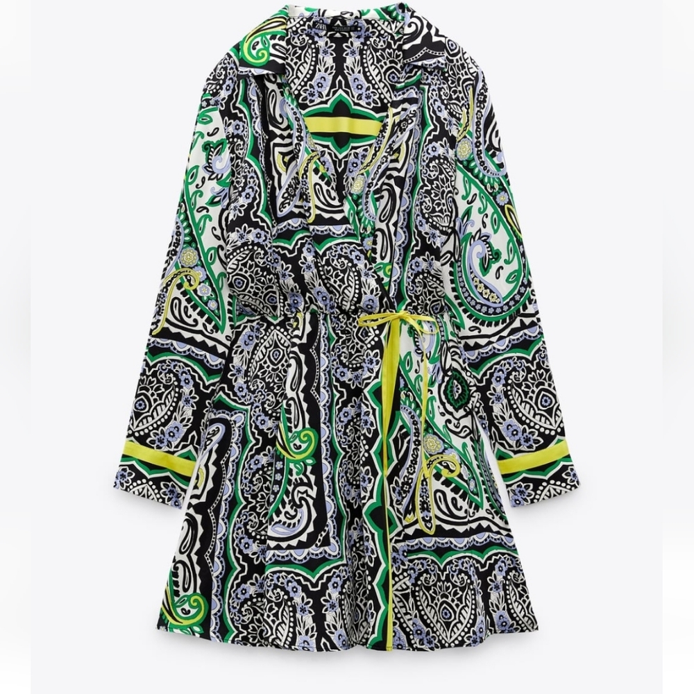 Printed Mini Dress
